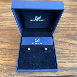 Swarovski Gold Stud Earrings